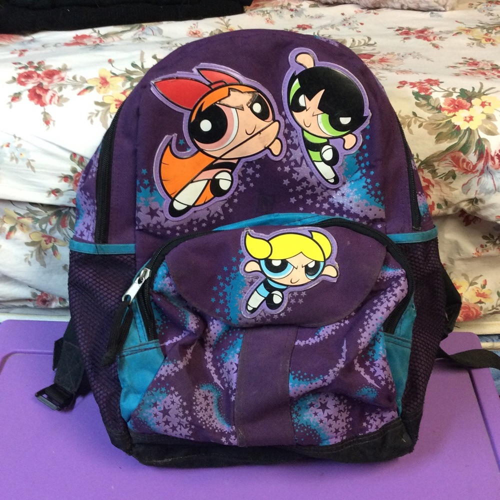 Powerpuff Girls Backpack Knapsack Collectible Gem